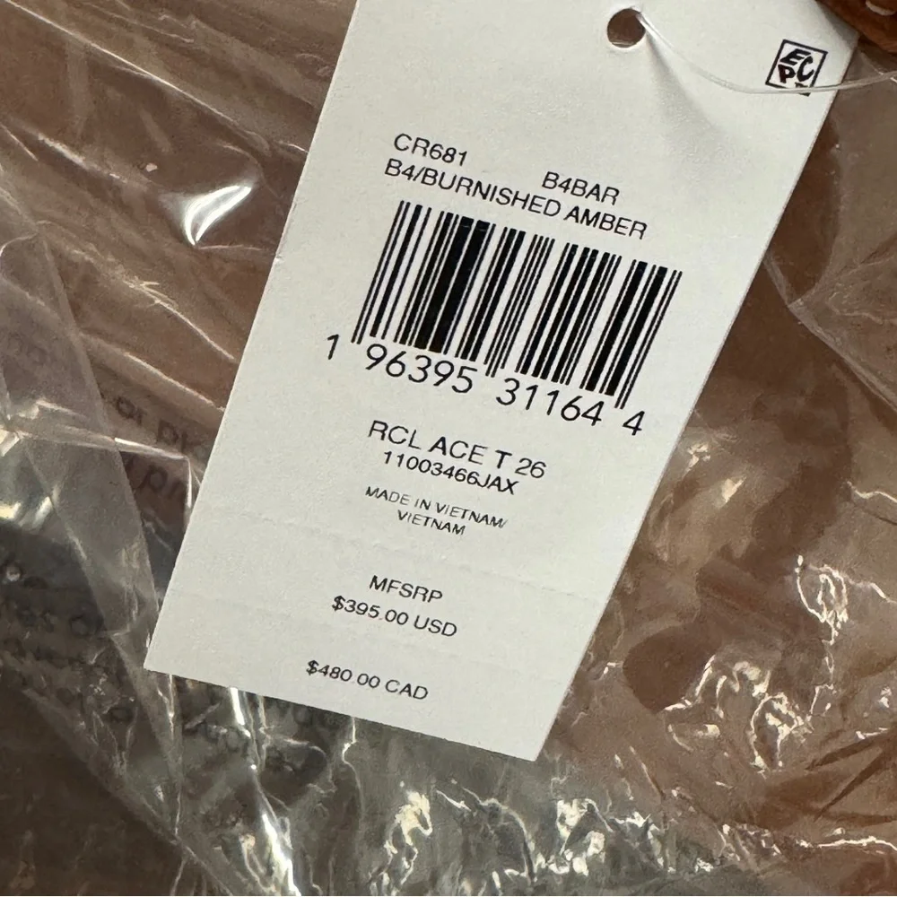 Coach Ace Leather Tote Bag 26 - Burnished Amber - Picture 11 of 11